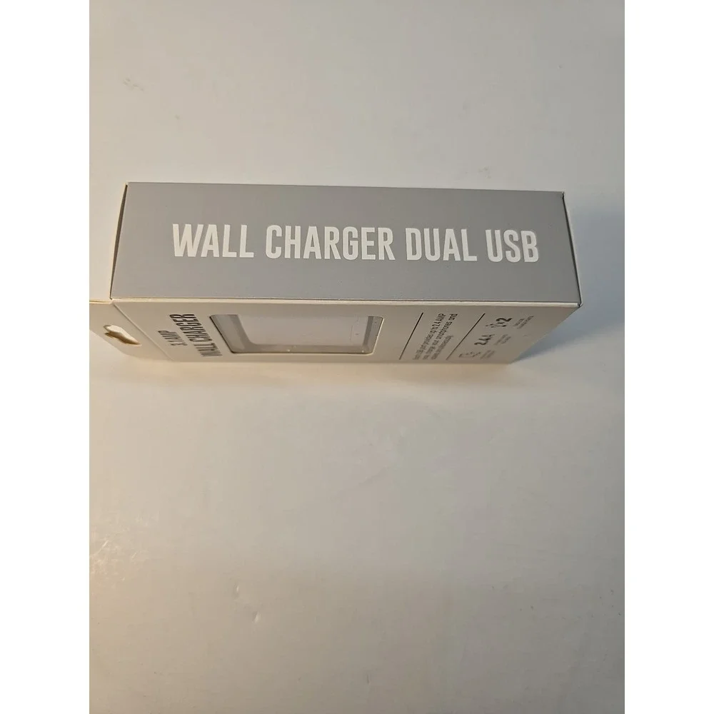 Dual USB Wall Charger‎ 3.1 AMP White New